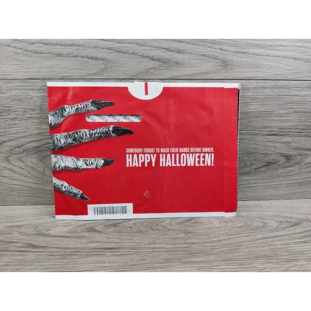 Netflix Red Envelope HAPPY HALLOWEEN Werewolf Hand Unused Return DVD Mailer